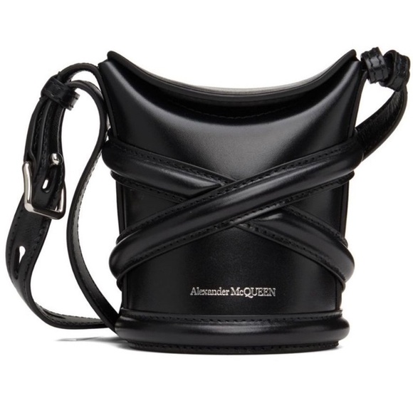 ALEXANDER McQueen*** Mini Curve Leather Crossbody